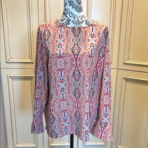 Women's Patterned Long Sleeve Top